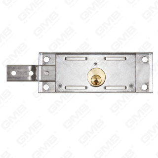 Seguridad Nigh Latch Lock Cerradura de acero con orificio para llave Rim Lock Rim Cylinder Lock (641 L/R)