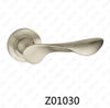 Empuñadura de puerta de roseta de aluminio de aleación de zinc Zamak con roseta redonda (Z01030)