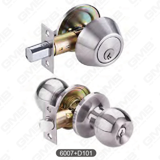 Combo de bloqueo de la puerta con bloqueo de perilla Hardware Combo Combo [6007+D101]