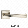 Manija de puerta de roseta de aluminio de aleación de zinc Zamak con roseta redonda (Z05237)