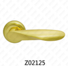 Asa de puerta de roseta de aluminio de aleación de zinc Zamak con roseta redonda (Z02125)