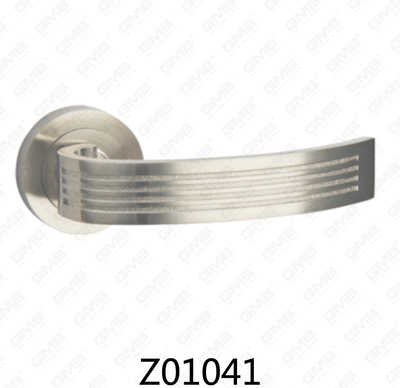 Asa de puerta de roseta de aluminio de aleación de zinc Zamak con roseta redonda (Z01041)