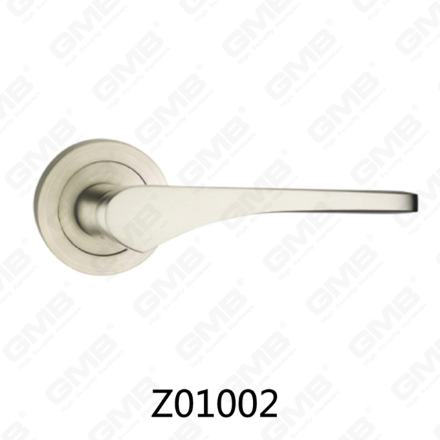 Asa de puerta de roseta de aluminio de aleación de zinc Zamak con roseta redonda (Z01002)